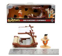 JADA 1/32 THE FLINTSTONES FLINTMOBILE WITH FRED FLINTSTONE FIGURE 33382