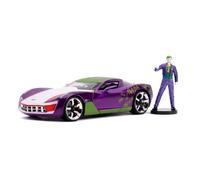 Joker Car & Figure 1969 Chevrolet Corvette Stingray 1:24 Scale Model Jada 31199