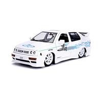 Jada 253203025 The Fast And The Furious 1:24 F&F Jesses VW Jetta, White/Blue