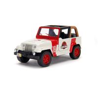 Jada 253252019 Jurassic Park/World Autos de carreras Wrangler 1:32 Scale DIE-CAS