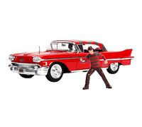 Jada 31102 Hollywood Rides 1:24 1958 Cadillac Series 62 With Freddy Krueger Figure