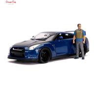 Fast and Furious Brians 2009 Nissan GTR Figure and Working Lights 1:18 Jada 3114 253206003