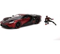 Marvel Comics Spider-Man & Ford GT Hollywood Rides 1:24 Model Jada Toys