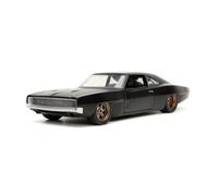 Jada 32614 1:24 FF 68 Dodge Charger Widebody Fast and Furious Collectible Miniature Car, Black, One Size