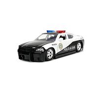 Jada 33665BK Collectible Miniature Car, Black/White