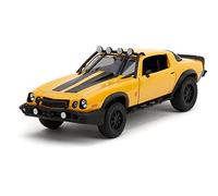 Transformers Rise of The Beast 1:24 1977 Chevy Camaro Bumblebee & Badge Die-Cast Car, Toys for Kids and Adults