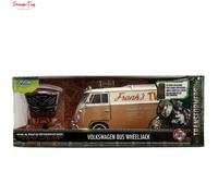 Transformers Rise of The Beast 1:24 Volkswagen Bus Wheeljack w/Robot On Chassis Die-Cast Car, Toys for Kids and Adults