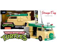 JADA 34723 MINIATURE NINJA TURTLES PARTY WAGON YELLOW 1/32