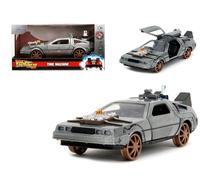 JADA 34786 1/32 BACK TO THE FUTURE 3 TIME MACHINE (RAILROAD WHEELS) NEW