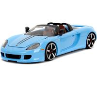 Jada Pink Slips 1:24 W6 Porsche Carrera GT Die-Cast Car, Toys for Kids and Adults(Light Blue)