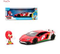 Jada 36264 - 1/24 Sonic Hedgehog Knuckles Lamborghini Aventador W/KNUCKLES
