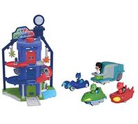 Jada 7/203145002 PJM Garage Quarter General + 4 Vehicles PJ Masks Pyjamasques Miniature Cars Box, Multicolored, 13 x 44.5 x 39.5 cm