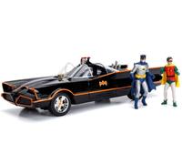 Jada 98625 - 1966 Classic TV Series Batmobile with Figures & Lights - 1/18 Scale