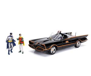 Jada 98625 - BATMOBILE DieCast Model Car from Classic TV Series with Figures Batman and Robin