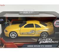 Jada 1/32 - Fast & Furious - Leon’s Yellow Nissan Skyline GT-R (BCNR33) - 99515
