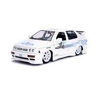 JADA 1/24 VOLKSWAGEN JETTA A3 1995 FAST AND FURIOUS WHITE/BLUE 99591