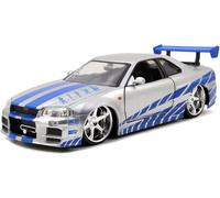 Fast & Furious 1:24 Die-Cast Vehicle: Nissan GT-R (R34)