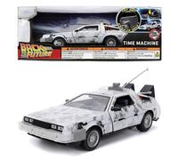 Jada BACK TO THE FUTURE TIME MACHINE R1 1:24 scale model vehicle to collect, play and display, suitable for gift, party favors, Christmas and birthdays