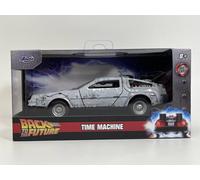 Jada Back To The Future Time Machine Frosted 1:32 34785 in Silver Jada Silver