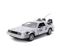 Jada BACK TO THE FUTURE TIME MACHINE R1 1:24 scale model vehicle to collect, play and display, suitable for gift, party favors, Christmas and birthdays