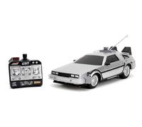 Jada Back to The Future Time Machine Remote Controlled Vehicle 1:16 Scale, Unisex Adult Silver