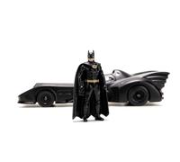 Jada BATMAN 1989 SPECIAL ED BATMOBILE W/FIG & SHIELD 1:24 Age 8+