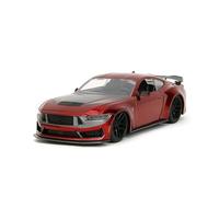 Jada Big Time Muscle 1:24 2024 Ford Mustang GT Dark Horse Die-Cast Car, Toys for Kids and Adults(Candy Red)