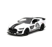 Jada Bigtime Muscle 1:24 2020 Ford Mustang Shelby GT500 Die-Cast Car, Toys for Kids and Adults(White)
