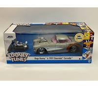 Jada Bugs Bunny Looney Tunes and 1957 Chevrolet Corvette 1:24 Jada 253255041