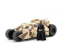 Jada DC Comics The Dark Knight Rises Tumbler Batmobile Die-Cast Car, 1: 24Scale Vehicle Camo & 2.75 Batman Collectible Figurine