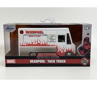 Jada Deadpool Taco Truck White Red 1:32 Scale 99800 Jada White