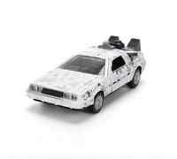 Jada Delorean 9336848314R00 Return to the Future 1:32 Scale Frozen Edition 40th Anniversary Metal Car with Folding Doors Collector's Box Officially Licensed (9336848314R00)
