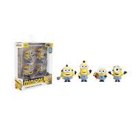 Jada Despicable Me Minions Metalfigs 4-Pack - Stuart Kevin Otto Bob - Collectible 2.5"""" Metal Figures Wave 1