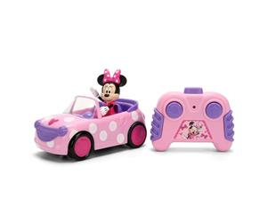 Jada - Disney Minnie RC Roadster 1:32 - Minnie Mouse Radio Controlled Car with Remote Control, Official Disney Design, 9336833314R00, +3 Years