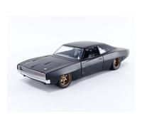 Jada Dom\'s 1968 Dodge Charger Widebody Matt Black \Fast & Furious 9 F9\" (2021) Movie 1/24 Diecast Model Car by Jada"