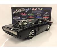 Jada Fast and Furious Doms Dodge Charger 1970 Black 1:24 Scale Jada