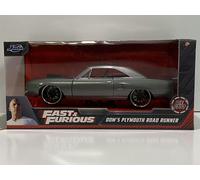 Jada Fast and Furious Doms Plymouth Road Runner Primer Grey 1:24 30745
