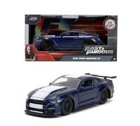 Jada Die-cast Model Car 2016 Ford Mustang GT (Fast & Furious) Blue – Scale 1/32, 12 cm