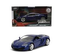 Jada Fast And Furious Model Car DieCast McLAREN MP4 12C - Colour Dark Blue - Scale 1/32-12 cm