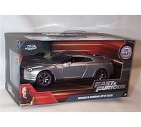 Jada FAST & FURI0US 7 silver grey Brian's GT-R R35 car 1.32 scale diecast model