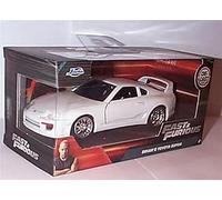 J'ADA FAST & FURI0US 7 white brian's T0Y0TA supra car 1:32 scale diecast model