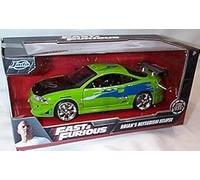 J'ADA FAST & FURI0US brian's mitsubishi eclipse car 1:24 scale diecast model
