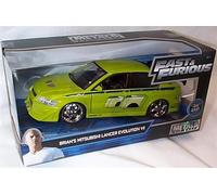 Jada FAST & FURI0US Brians Mitsubishi Lancer Evo VII car 1:24 scale diecast model