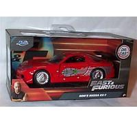 J'ADA FAST & FURI0US Dom's Mazda RX-7 Red Vehicle 1:32 scale diecast model
