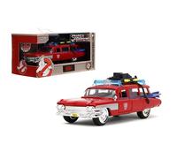 Jada Hollywood Rides Transformers x Ghostbusters Ecto-1 G1 Mashup - Die-cast Car with Opening Doors, 1:32 Scale, Ages 8+ (40th Anniversary Edition)