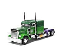 Jada Hollywood Rides 1:24 Scale Die-Cast 1992 Peterbilt 379 Big Rig Box Hulk Edition - Opening Doors, Rubber Tires, Detailed Interior - Marvel Licensed Collectible for Ages 8+