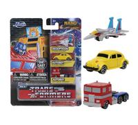 Jada Hollywood Rides NANO Transformers Decepticon & Autobot 3 Car Diecast Model Set