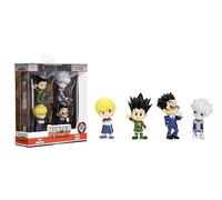 Jada Hunter x Hunter Metalfigs 2.5" 4 Pack (Gon, Killua, Kurapika, Leorio) - Collectible Die-Cast Figures - Authentic Designs, Premium Quality - Toys for Adults & Kids