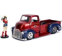 DC Bombshells Wonder Woman Figure with 1952 Chevy - Red