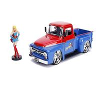 Jada JA30454 1:24 1956 Ford F100 w/Super Girl Figure, Multi